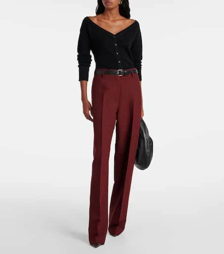 Lisa Yang Beata off-shoulder cashmere cardigan 2