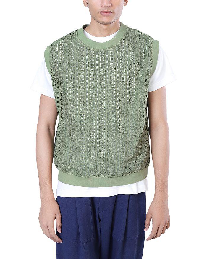 【STUSSY】LOOSE KNIT LINEN VEST / STONE Stussy Loose Knit Linen Vest - Stone – Goodhood