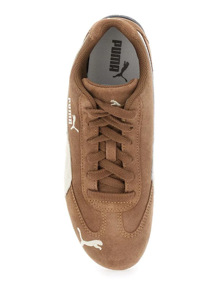 Puma 'Speedcat Archive' Brown Sneakers With Side Logo In Suede Unisex 4