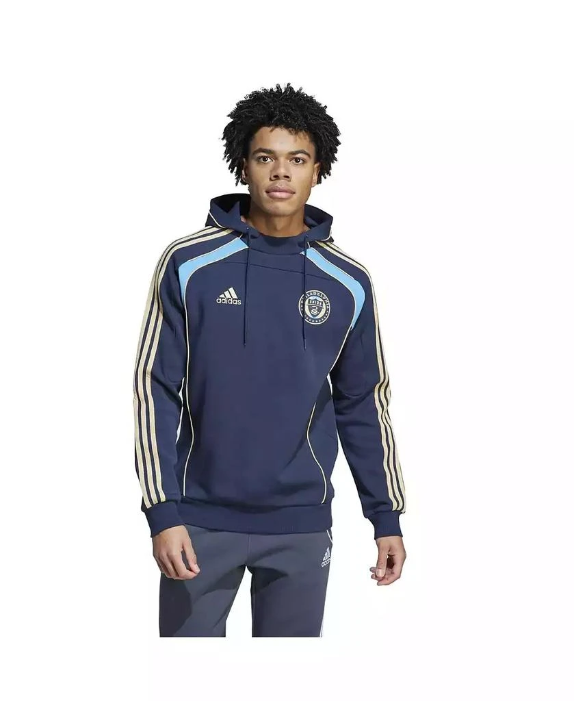 Adidas Men's Navy Philadelphia Union 2025 Travel Pullover Hoodie 1