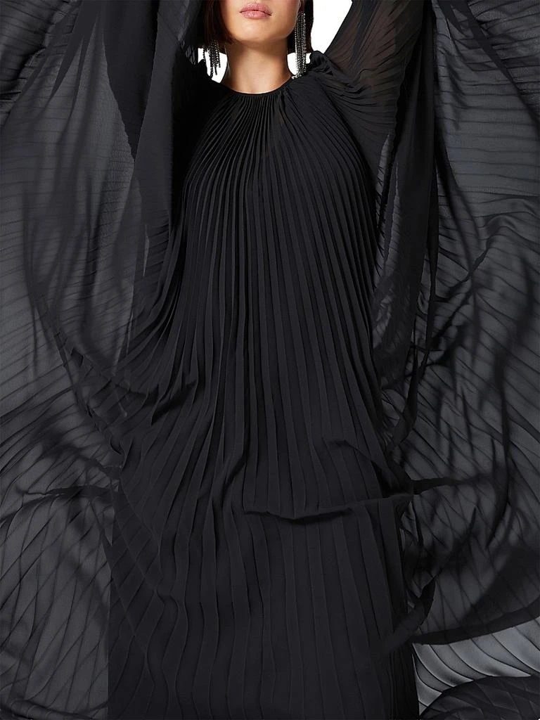 Marina Rinaldi Pleated Crepe Georgette Dress - Dresses & Skirts - Free  Shipping - BeyondStyle