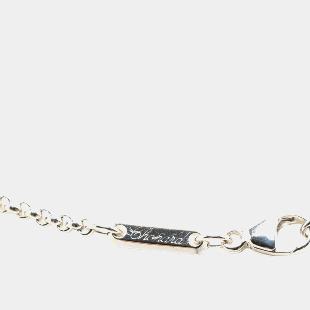 Chopard Chopard 18K White Gold and Diamond Happy Diamonds Heart Pendant Necklace 4