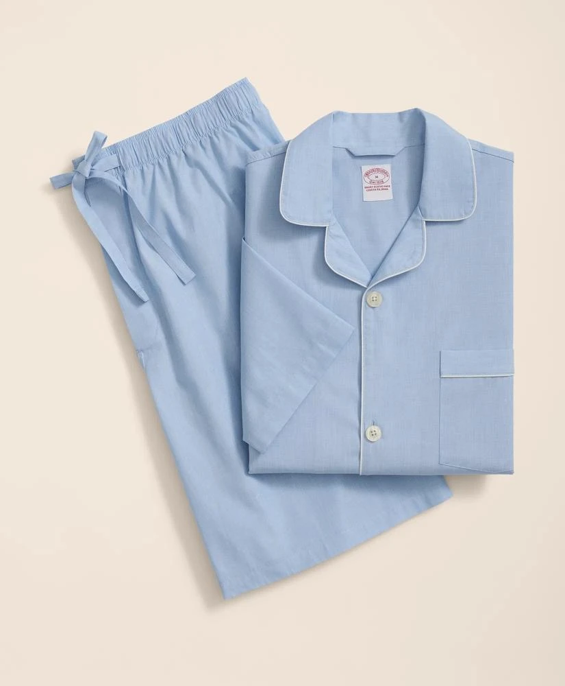 Brooks Brothers Cotton Broadcloth Short Pajamas 1