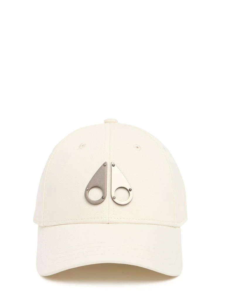 Moose Knuckles Logo Cotton Baseball Cap 1