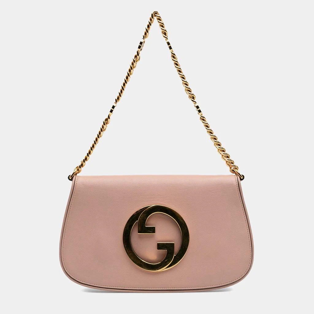 Gucci Gucci Pink Calfskin Blondie Chain Satchel 1