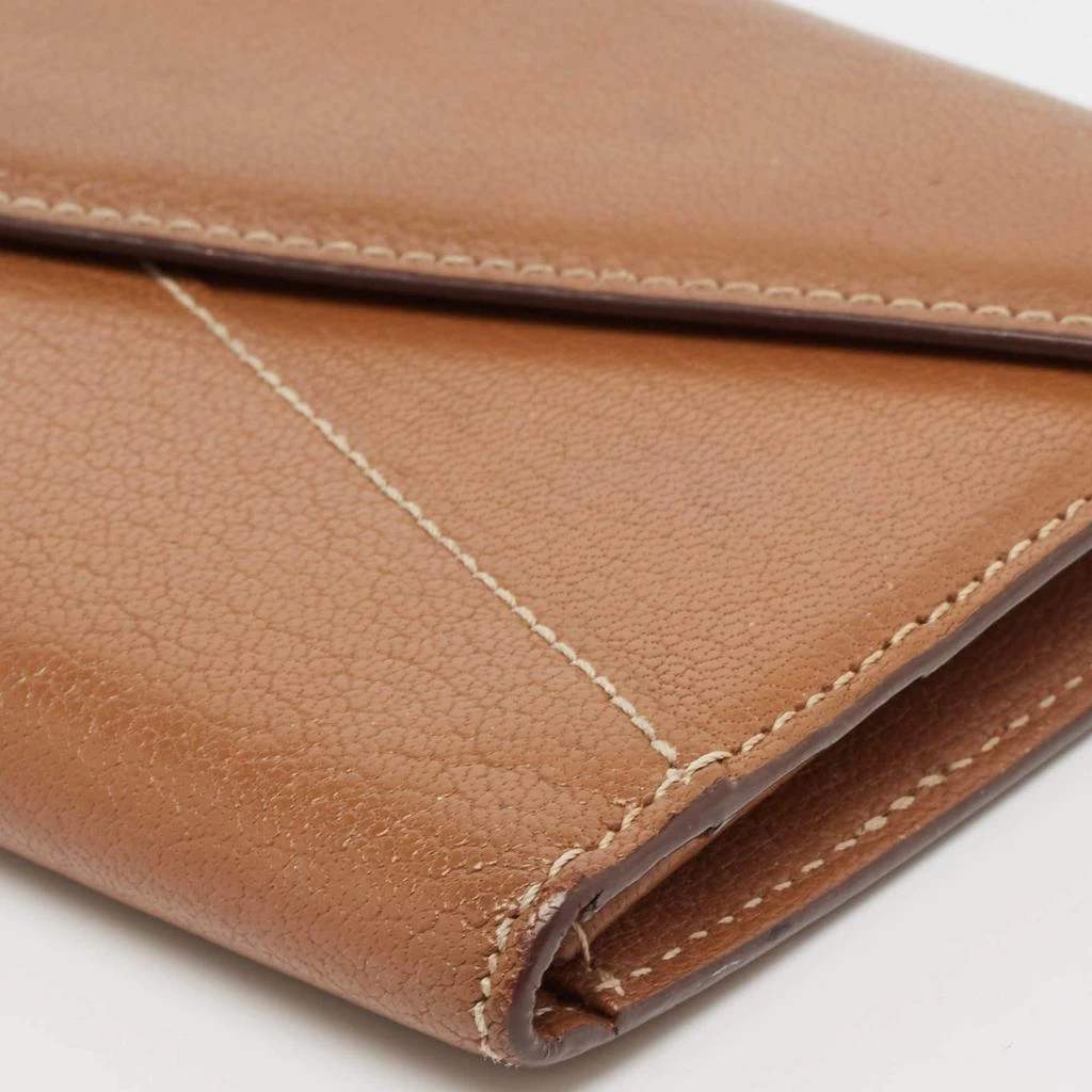 Cartier Cartier Brown Leather Le Must Envelope Trifold Wallet 12
