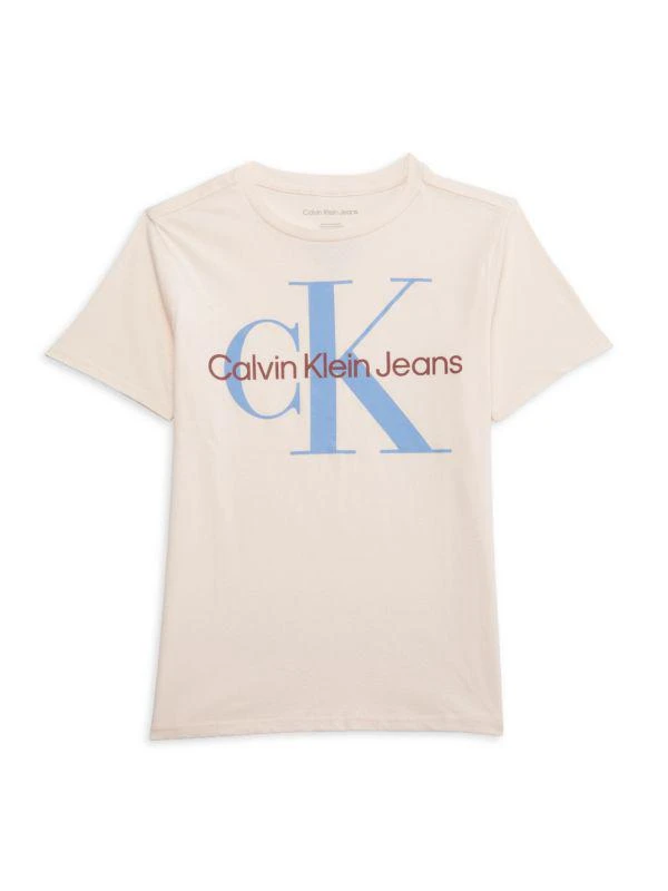 Calvin Klein Little Boy's & Boy's Logo Cotton T-Shirt 1