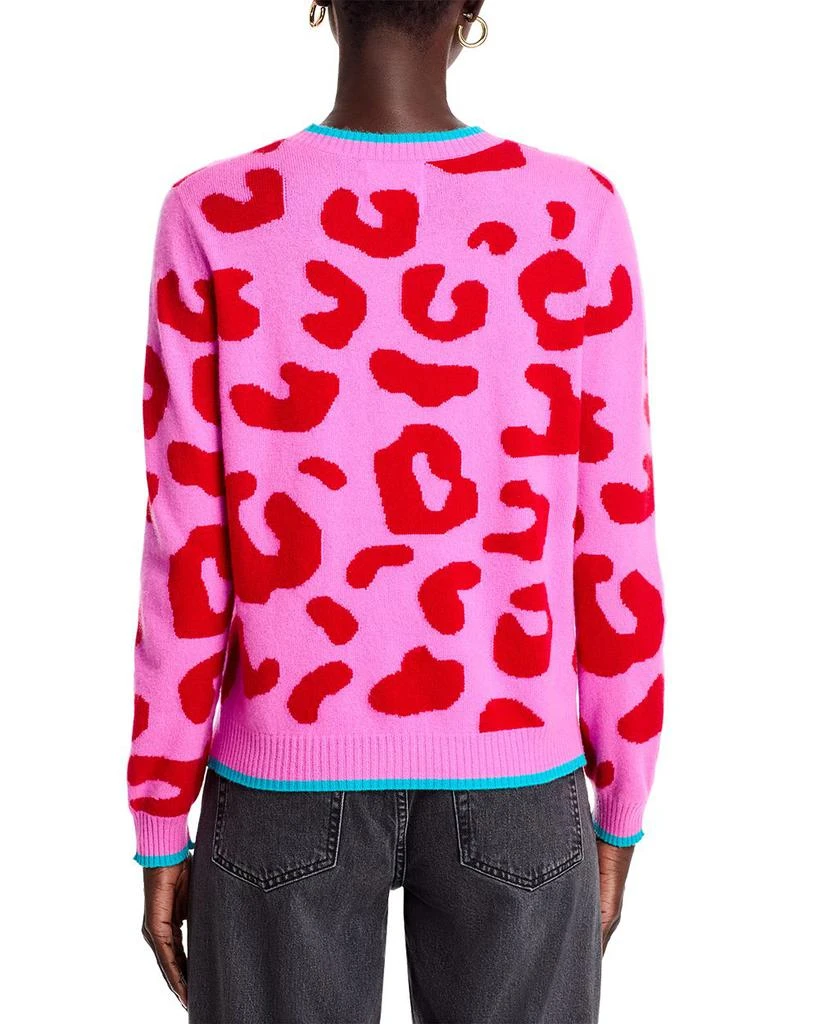 Jumper 1234 Cashmere Tipped Leopard Sweater 3