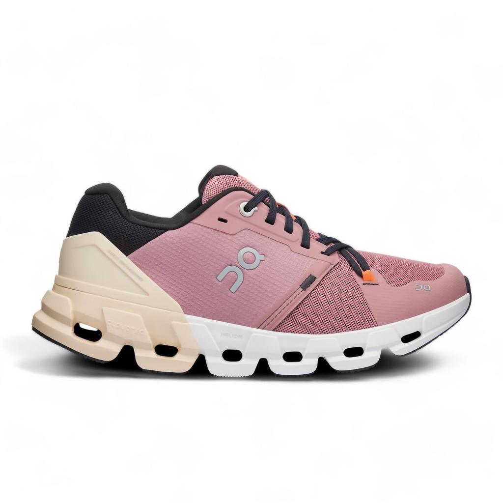 On Women’S Cloudflyer 4 Running Shoes In Dustrose/sand