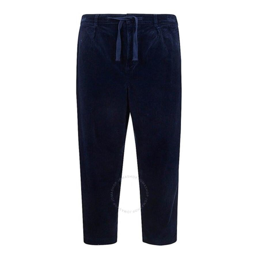 Ralph Lauren Straight-Leg Drawstring Cotton Trousers