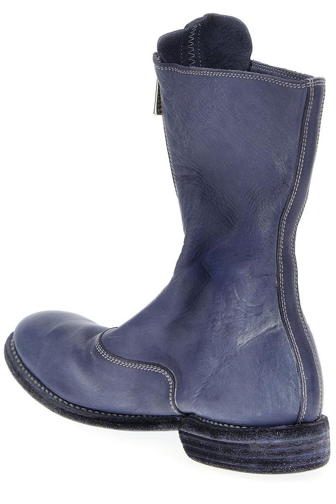 guidi Guidi 310 Horse Zip Detailed Ankle Boots