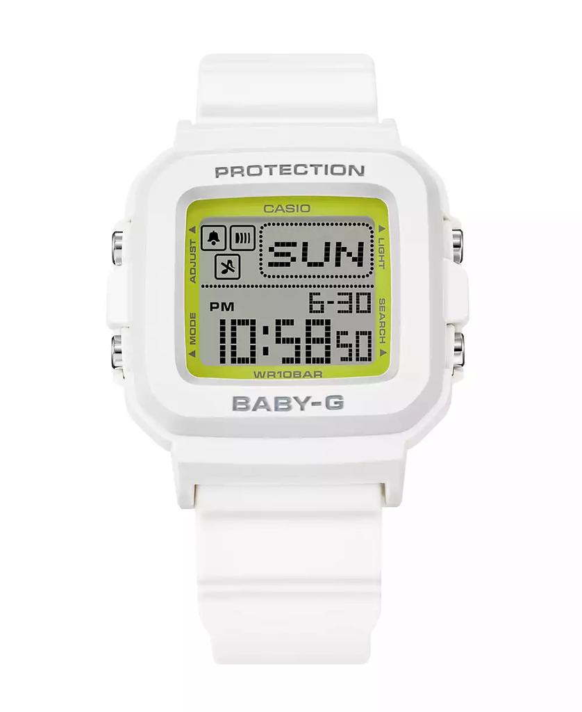 G-Shock G-Shock Women's Digital White Resin Watch, 39mm BGD10K-7