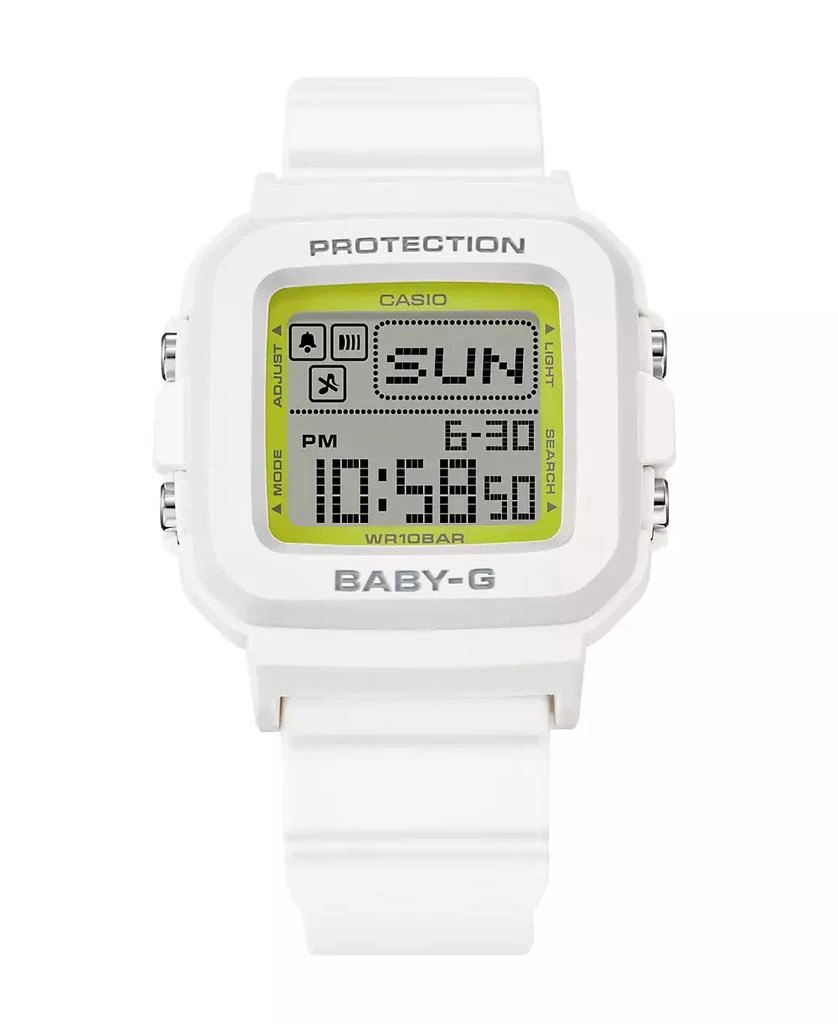 G-Shock G-Shock Women's Digital White Resin Watch, 39mm BGD10K-7 1
