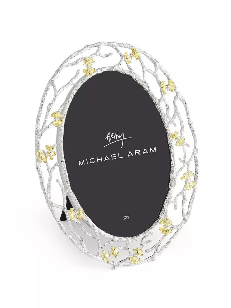 Michael Aram Butterfly Ginkgo Luxe Oval Picture Frame 3