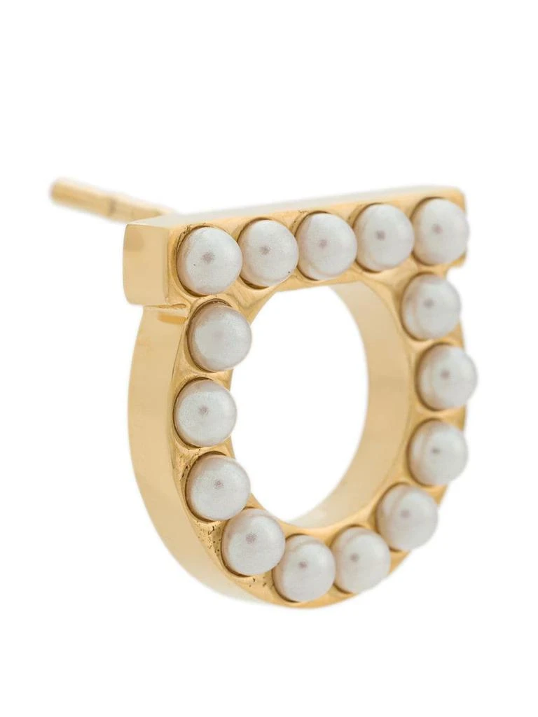 Salvatore Ferragamo FERRAGAMO - Gancini Pearls Earrings 3