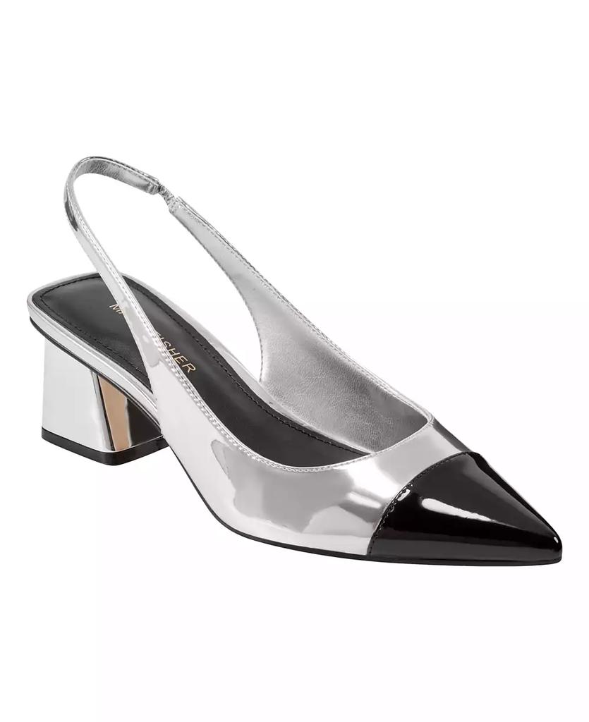 Marc Fisher Women's Laglie Pointy Toe Dress Slingback Pumps