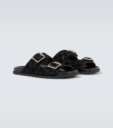 Gucci GG suede sandals 5