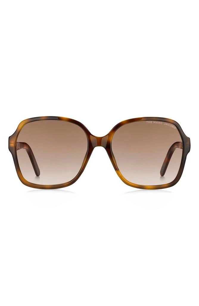 Marc Jacobs 57mm Gradient Square Sunglasses 1