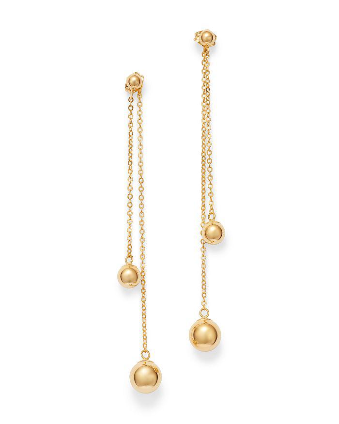 Bloomingdale's Bead Drop Earrings in 14K Yellow Gold - Exclusive