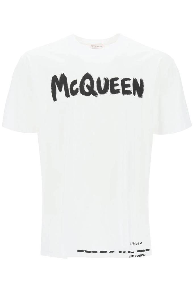 ALEXANDER MCQUEEN mcqueen graffiti t-shirt 1