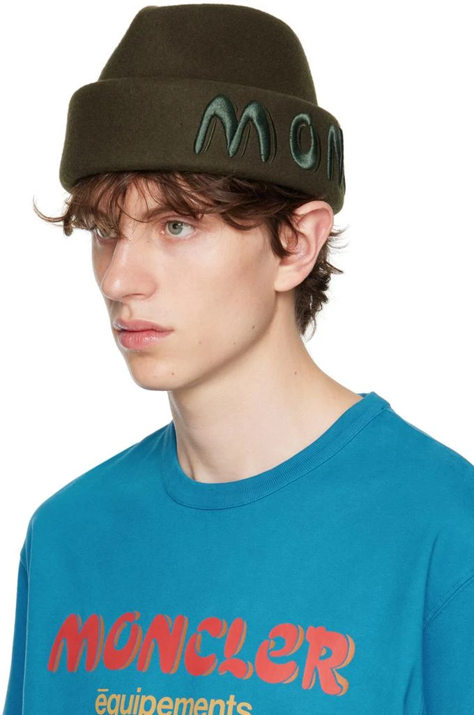 Moncler Moncler x Salehe Bembury Green Embroidered Hat 4