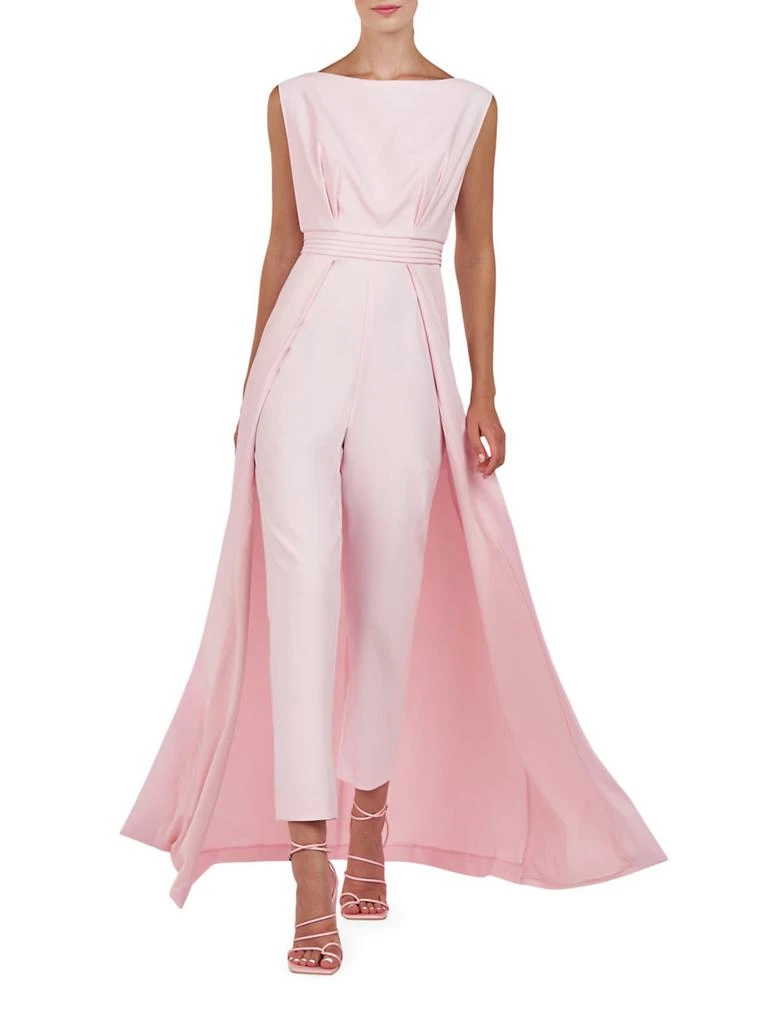 Kay Unger Demi Bateau Neck Walk-Thru Jumpsuit 2