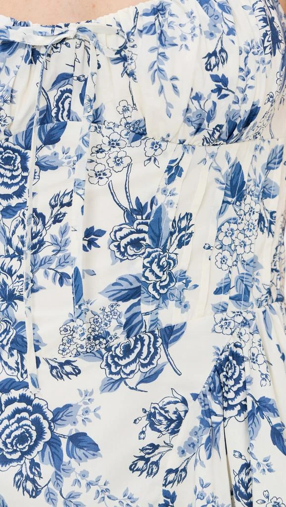 Moon River Corset Floral Midi Dress 5