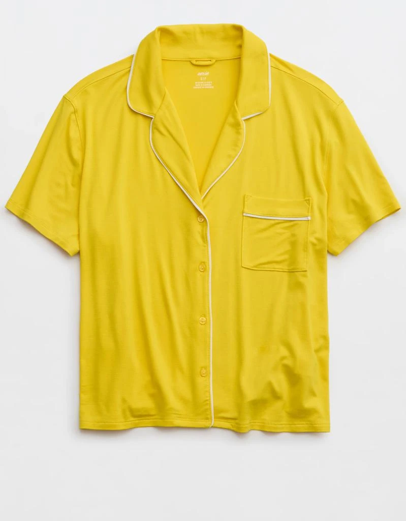 Aerie Aerie Real Soft® Short Sleeve Pajama Shirt 3