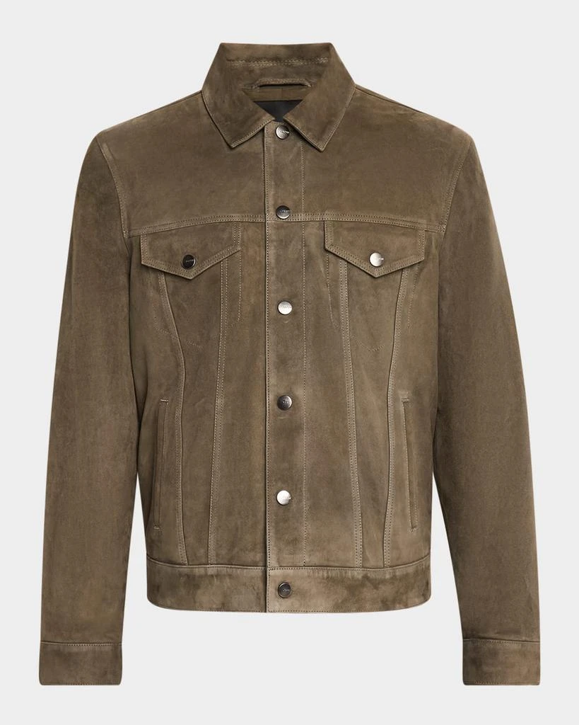 Joe's Jeans Men's Suede Trucker Jacket 1