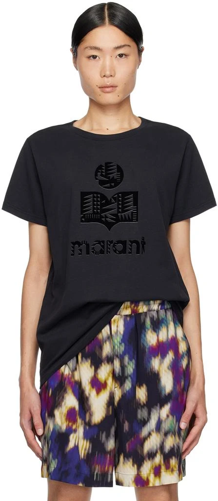 Isabel Marant Black Zafferh T-Shirt 1