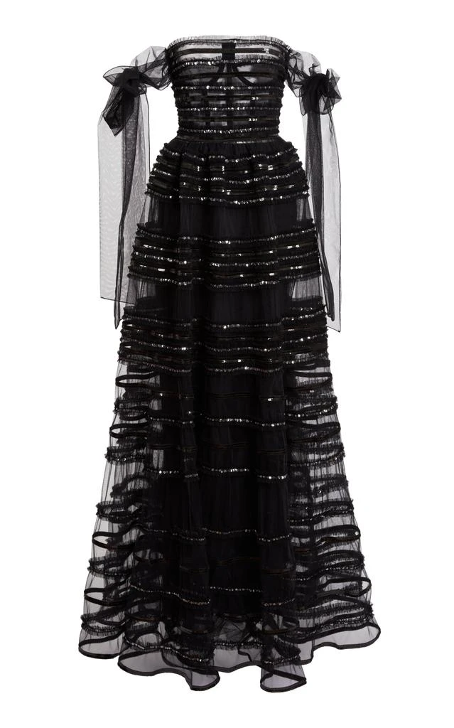 zuhair murad black dress Mango Limited Edition By Zuhair Murad black long dress