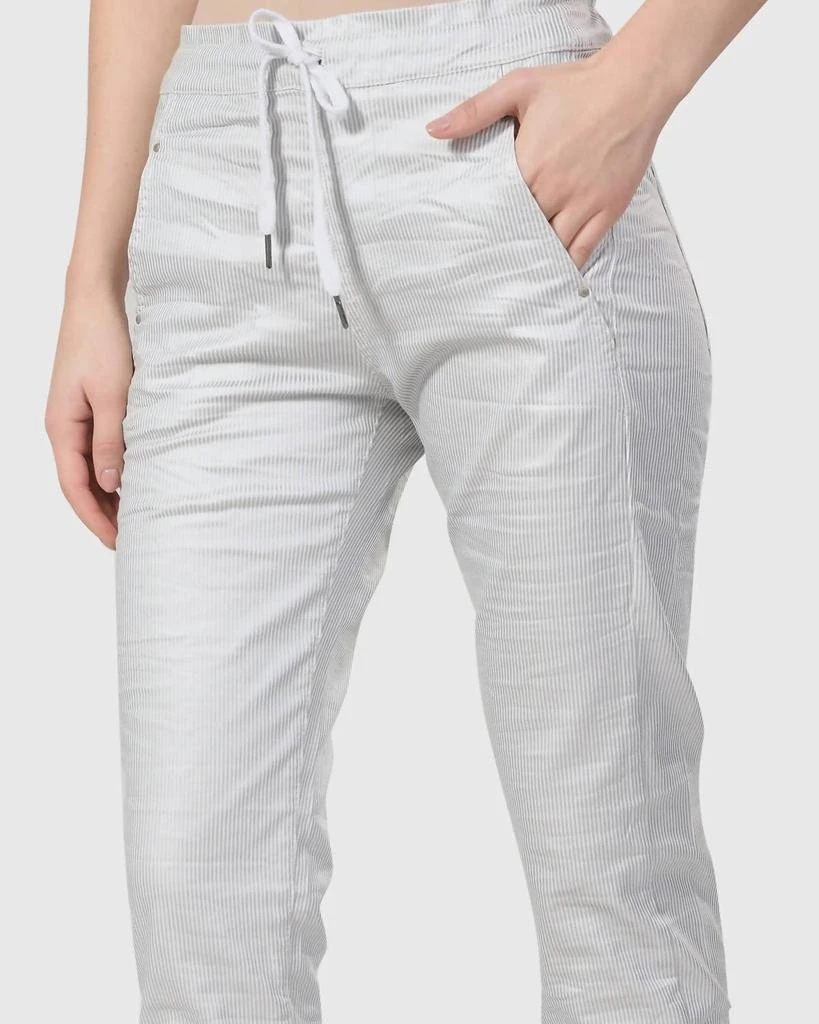 ALEMBIKA Alembika - Pinstripe Iconic Stretch Jeans 3