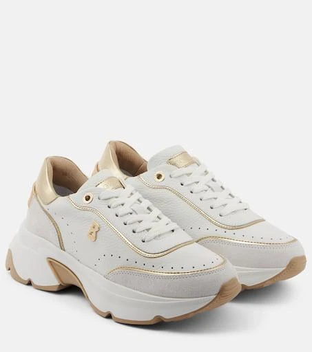 Bogner Kobe leather platform sneakers 1