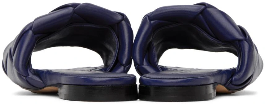 Bottega Veneta Blue Lido Flat Sandals 2