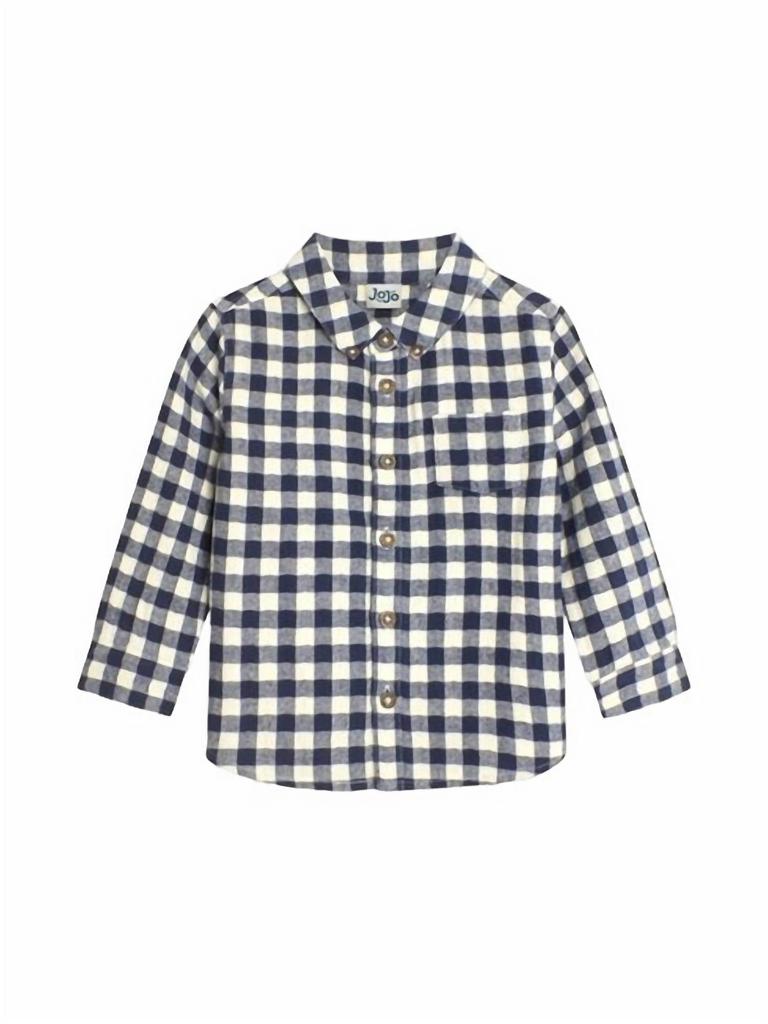 JoJo Maman Bébé Gingham Blouse & Cord Jegging Set