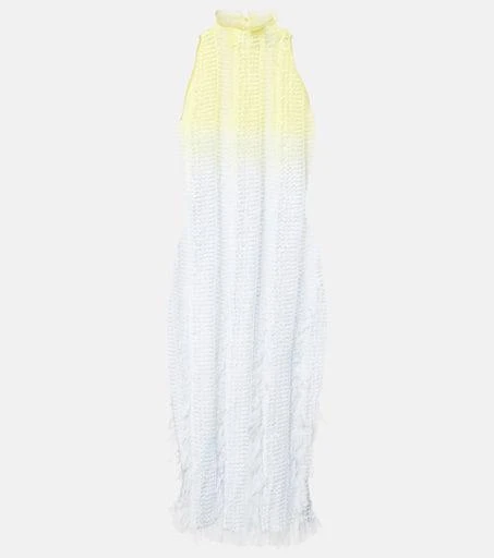 Roberta Einer Angel ombré knitted midi dress 1
