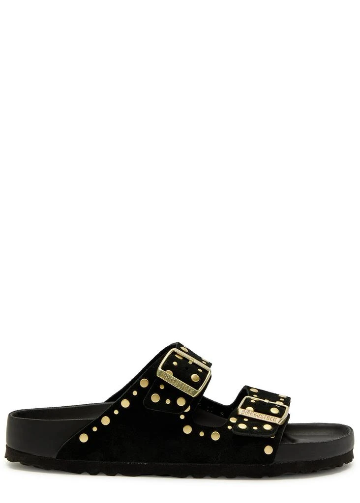 Birkenstock Arizona studded suede sliders 1