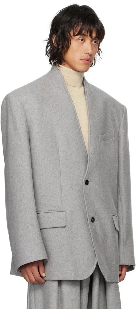 Hed Mayner Gray Flannel Blazer 2