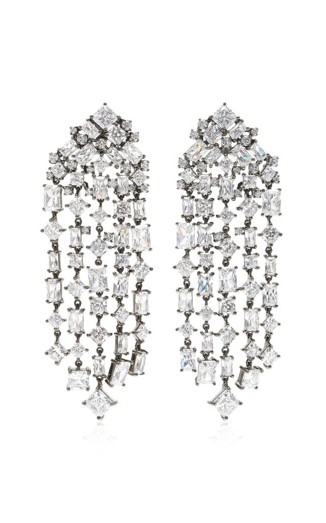 Anabela Chan Anabela Chan - Silver Smoke 18K White Gold Diamond Earrings - White - OS - Moda Operandi - Gifts For Her