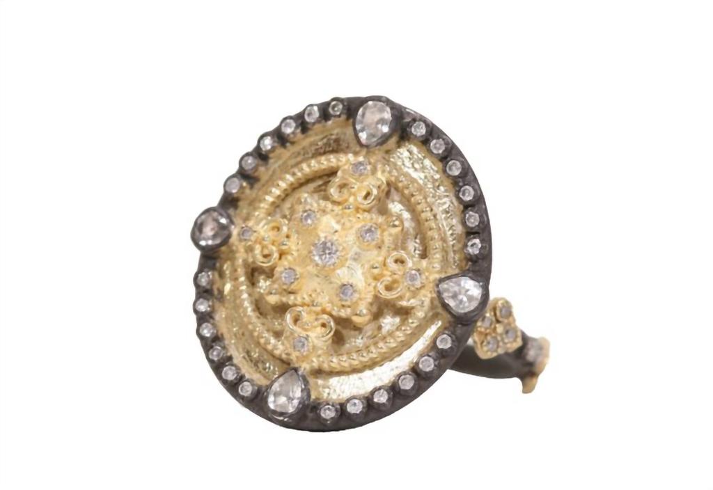 Armenta Armenta - Women's Heraldry Small Oval Shield Ring