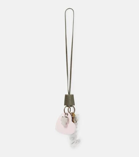 Balenciaga Le City leather bag charm 4