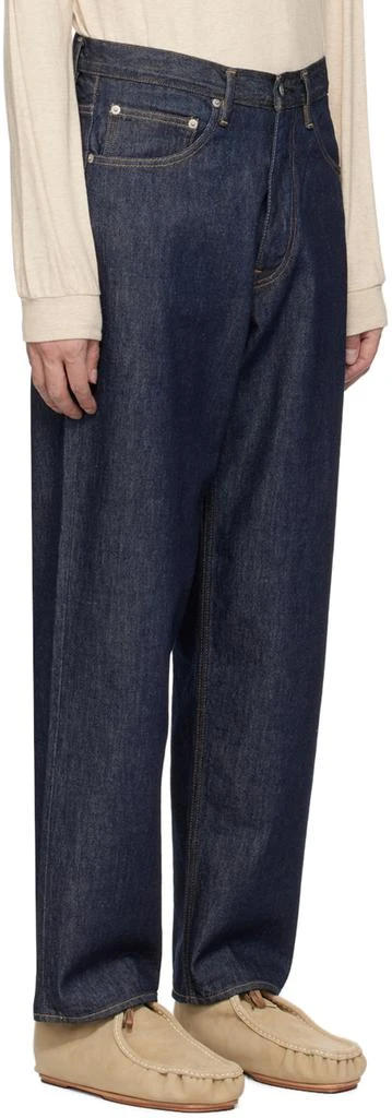 AURALEE Indigo Hard Twist Wide Jeans 2