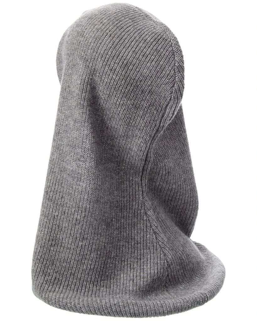 Shop Shaker Overlap Cashmere Balaclava on Sale at  display picture 3