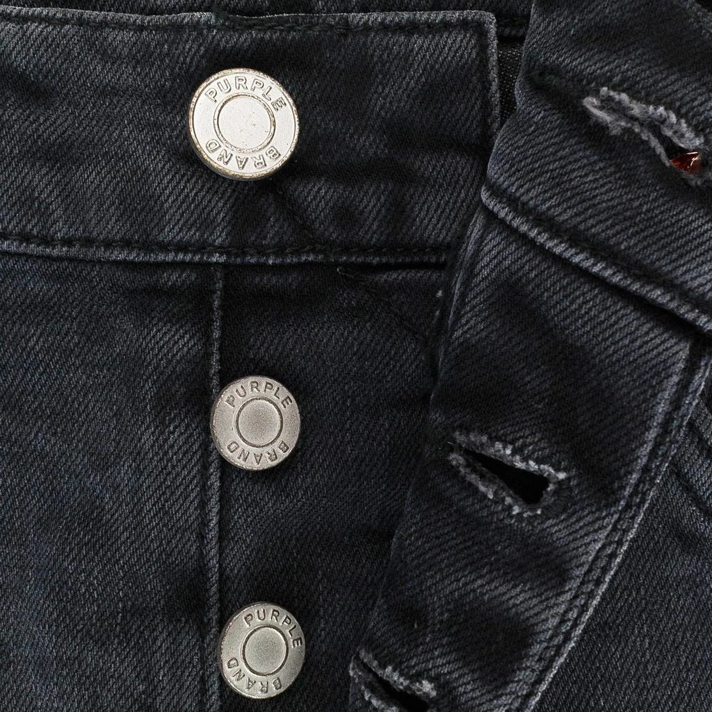 Purple Brand WASHED CARGO FLARE BLACK SKINNY JEANS 6