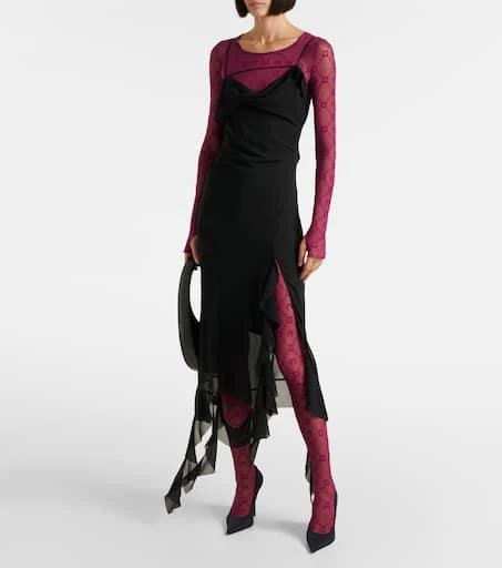 MARINE SERRE Moonagram mesh top 2