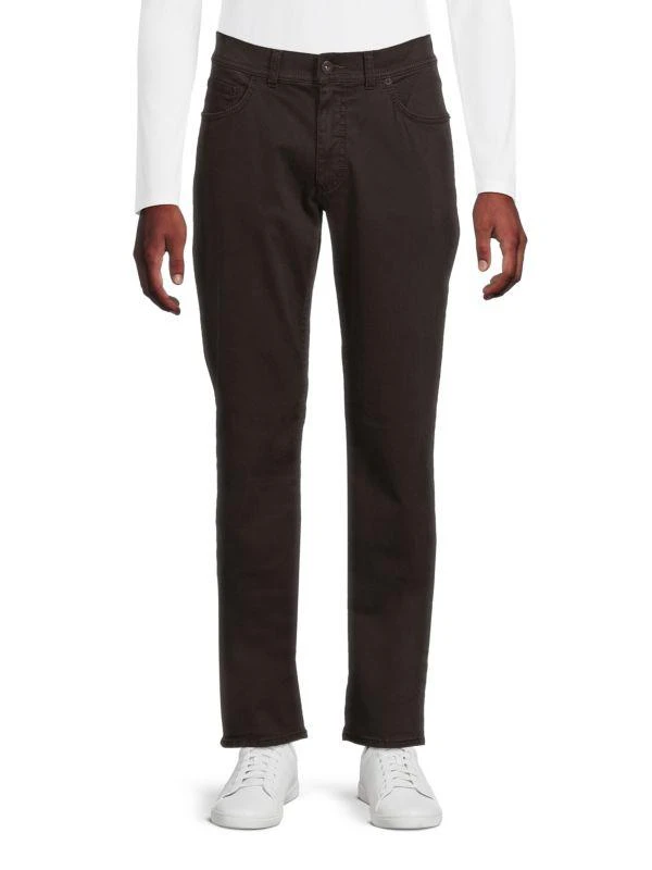 Brax Cooper Solid Regular Fit Pants 1