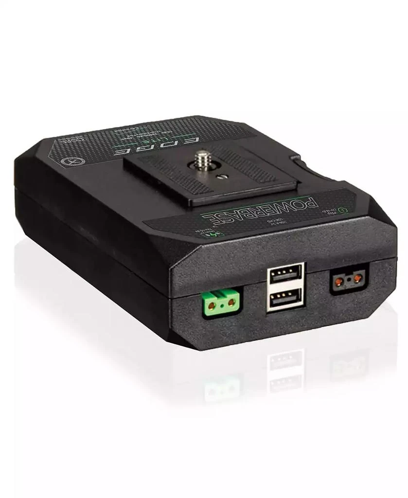 Core SWX PowerBase Edge Lite 49Wh 14.8V Small Form Cine Base Lithium-Ion Battery Pack Bundle with Coiled D-Tap to 2-Pin Cable, D-Tap Charger 7