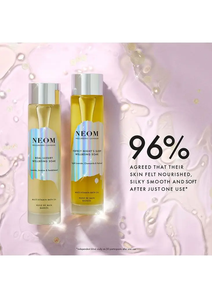 NEOM Real Luxury Wellbeing Soak Multi-Vitamin Bath Oil 100ml 3