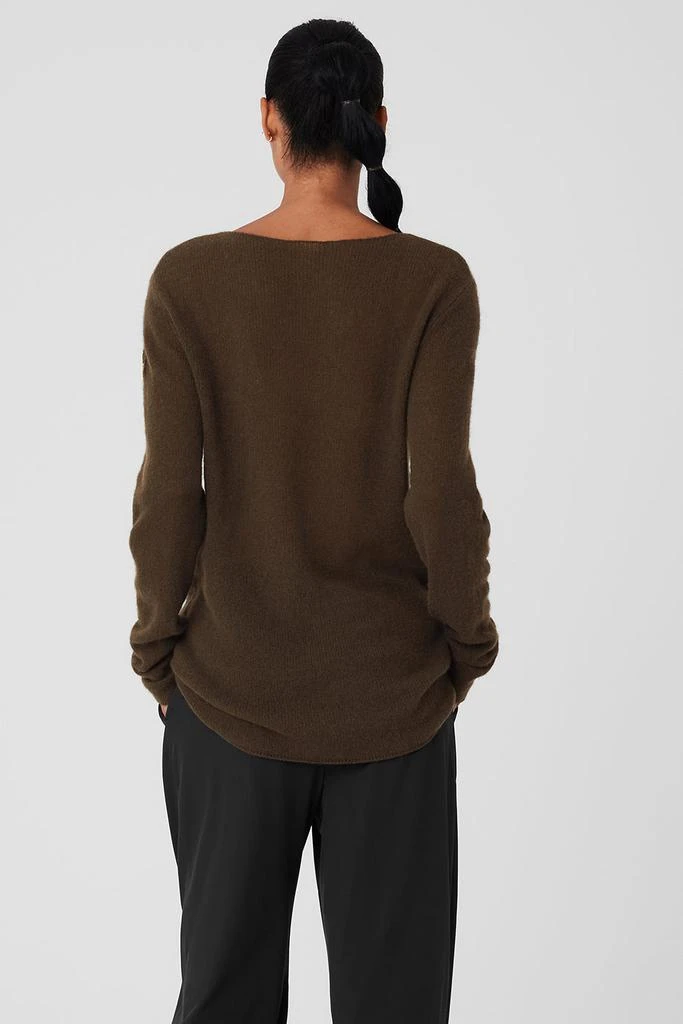 Alo Cashmere Reform Long Sleeve - Espresso 2