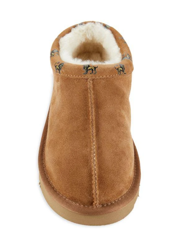 Australia Luxe Shearling Lined Suede House Slippers 5